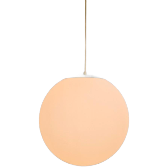 Xl Vintage Hala Zeist Bol Globe Hanglamp Mat Opaal Glas 1960 1