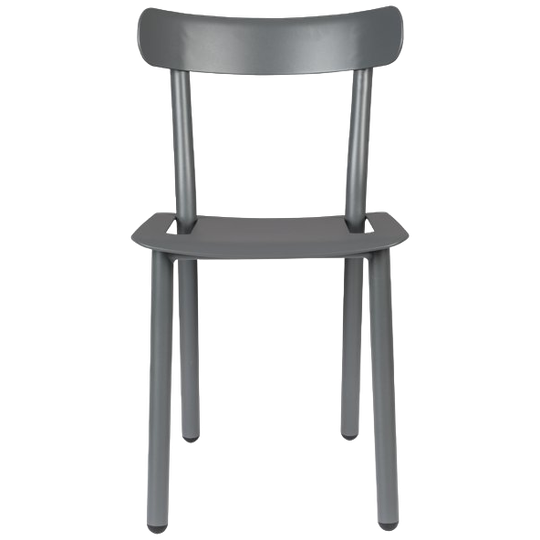 (set Van 2) Zuiver Friday Tuinstoel Grijs 1
