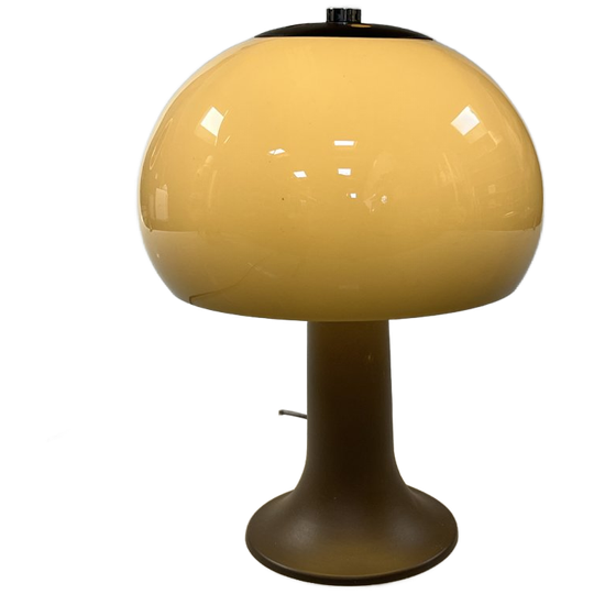 Vintage Space Age Mushroom Lamp, Herda, Nederland 1970's 1