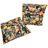 2 Retro Bloemen Kussens Retro Kussen