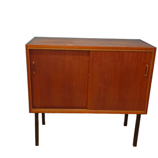 Vintage Schuifdeuren Lp Kastje Badkamermeubel Kast Dressoir 1