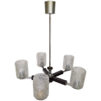 Unieke Vintage Jaren 70 Hanglamp Met 5 Spots thumbnail 1