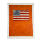 Jasper Johns (American, Born 1930), Flag On Orange Field, 1957 thumbnail 1