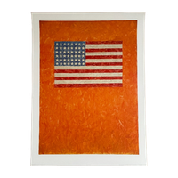 Jasper Johns (American, Born 1930), Flag On Orange Field, 1957