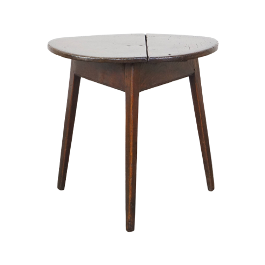 Geweldige Antieke Engelse Cricket Table Uit De 18e Eeuw 1