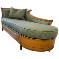 Vintage Art Deco Chaise Longue / Sofa / Daybed
