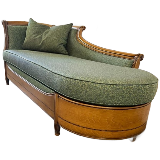 Vintage Art Deco Chaise Longue / Sofa / Daybed 1