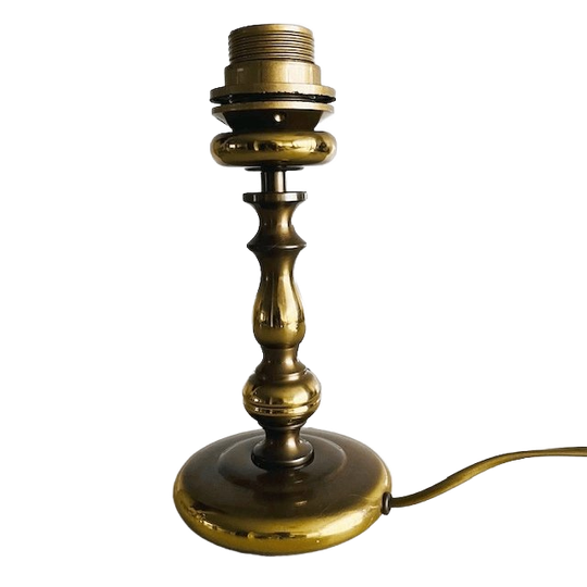 Vintage Mid-century Messing Lampenvoet Mat En Glanzend Goud Hollywood Regency 1960’s 1