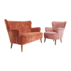 Artifort Bank Sofa En Fauteuil Roze Terra Theo Ruth Setprijs thumbnail 1