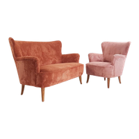 Artifort Bank Sofa En Fauteuil Roze Terra Theo Ruth Setprijs