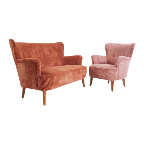 Artifort Bank Sofa En Fauteuil Roze Terra Theo Ruth Setprijs