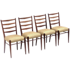 4x Vintage Eetkamerstoelen Sb09 Van Cees Braakman, Pastoe thumbnail 1