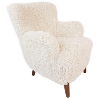 Artifort Fauteuil Pluche Teddy Off White Stof | Theo Ruth