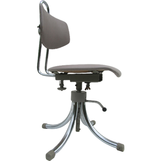Industriele Vintage Tubax Bureaustoel/ Werk Stoel 1