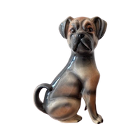 Italiaanse Boxer Beeld Porselein
