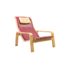Llmari Lappalainen For Asko Vintage Chair Model ‘pulkka’ thumbnail 1