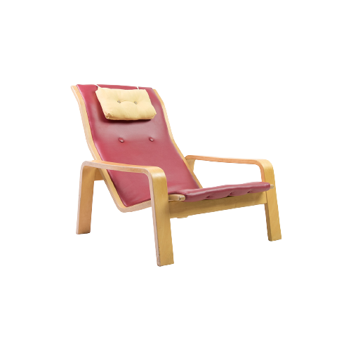 Llmari Lappalainen For Asko Vintage Chair Model ‘Pulkka’