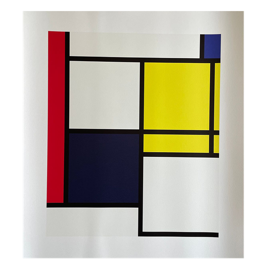 Piet Modrian (1872-1944), Composition Neoplastique No 5 E, 1924, Printed In Belgium... 1