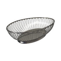 Alfra Alessi - Oval Shaped - Bread Basket / Bonbon Plate - Stainless Steel