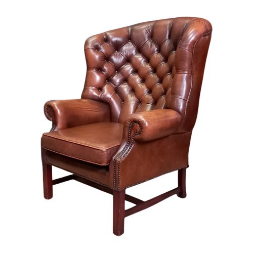 Chesterfield Barrelback Fauteuil