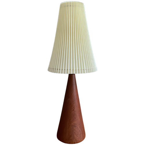 Teak Conic Table Lamp 1960S Denmark