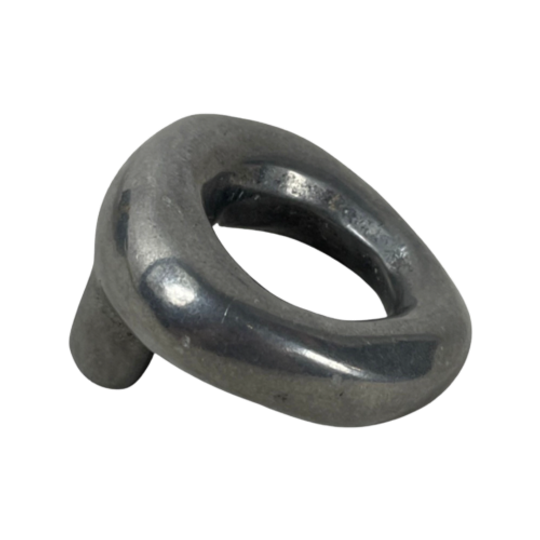 Handmade - Ring Shaped Drawer / Door Pull Or Handle - Casted Aluminum (new Old Stock) - Made In I 1