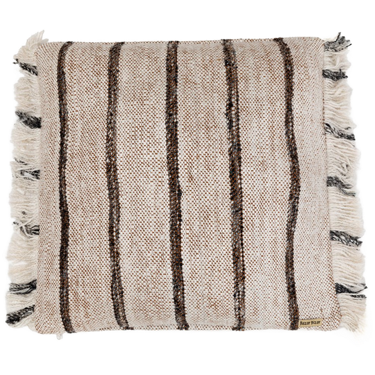 Bazar Bizar | De Oh My Gee Kussenhoes - Bohemian Wit - 60x60 1