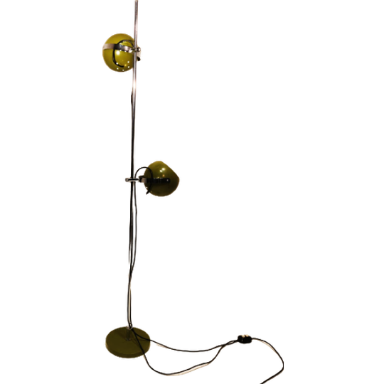 Vintage Green Eye Ball Floor Lamp By <<<brand>>>, The Netherlands , 1960s 1