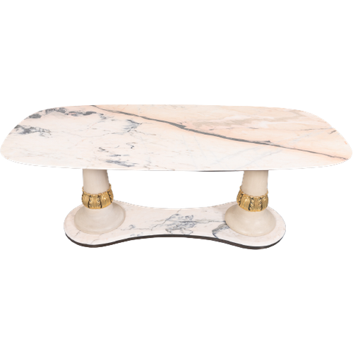 Spectacular Marble Table / Eettafel / Marmer By Vittorio Dassi, 1950’S Italy