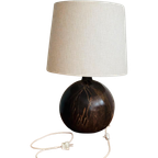 Grote Vintage Keramiek Lamp Brutalist Jaren 60 thumbnail 1