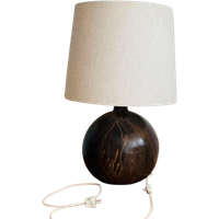 Grote Vintage Keramiek Lamp Brutalist Jaren 60