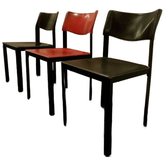 3 Enrico Pellizonni Eetkamer Stoelen Model Alex In Goede Staat 1