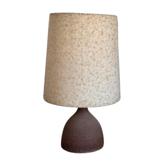 Vintage Xl Brutalist Keramiek Tafellamp Jaren 60 Krosselbach 1