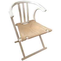 Thonet Gebogen Houten Klapstoel Met Canvas, 1960s