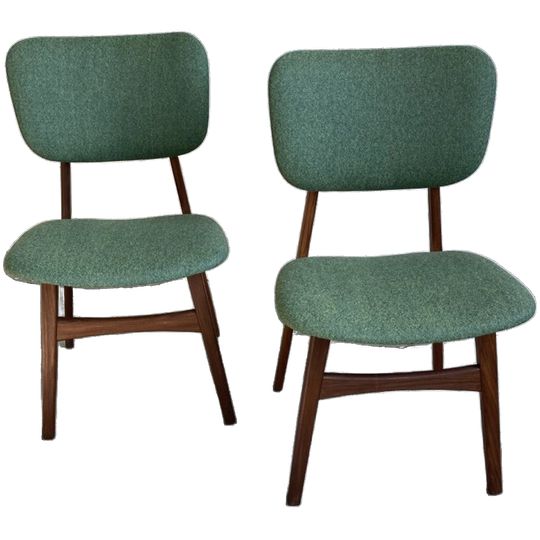 Vintage Teak Houten Stoelen 1