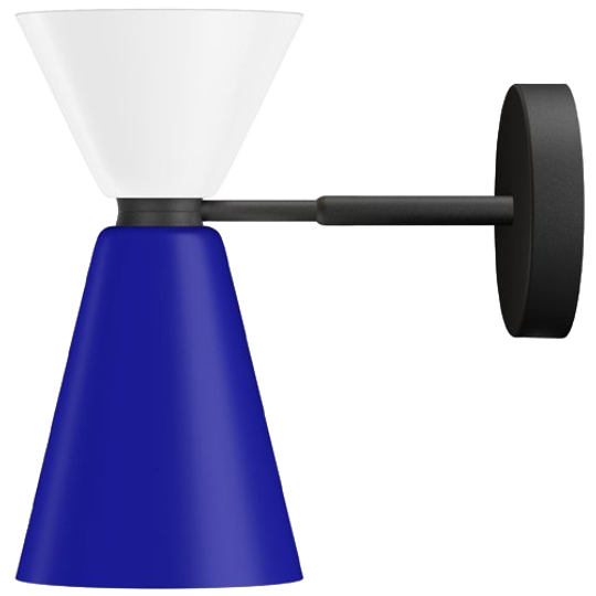 HEM | Alphabeta Wandlamp Blauw / Grijs 1