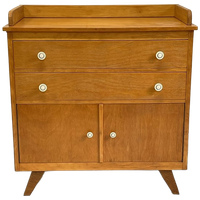 Vintage Commode Met Plankjes Retro Babykamer Kast