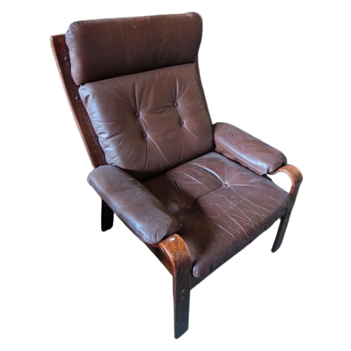 Vintage Zweedse Fauteuil Mid Century Design