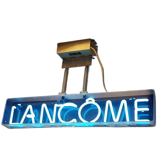 Toffe Lancôme Vintage Neon In Een Behuizing Van Plexiglas. 1