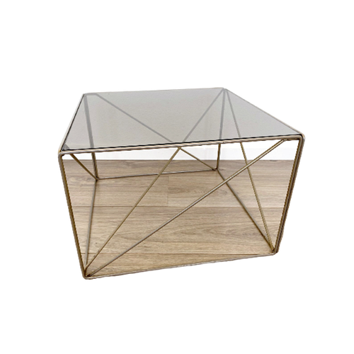 Super Zeldzame Mid Century Isocele Side Table Ontworpen Door Max Sauze, Franse Architecturale Salont