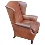 Leren Heren Zetel, Oor Fauteuil thumbnail 1