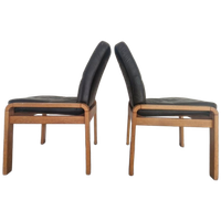 Vintage Sedus Eiken En Leer Design Fauteuils