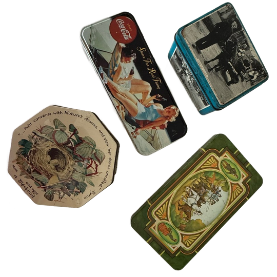 4 X Prachtige Vintage Blikken 1