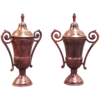 Set Antieke Bronzen Oorvazen thumbnail 1