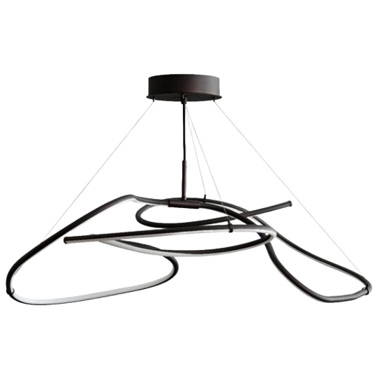 101 Copenhagen | Ghost Chandelier, Mini - Burned Black 1