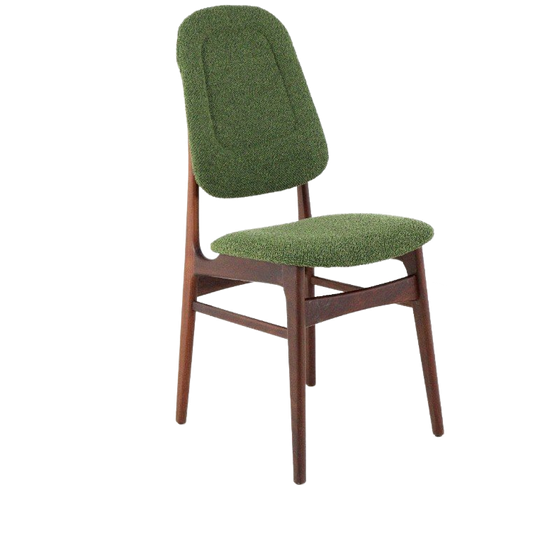 Set 6 Vintage Stoelen Eetkamerstoelen New Upholstery 1