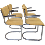 De Wit – 3011 – Vintage Eetkamerstoelen 4 Stuks thumbnail 1