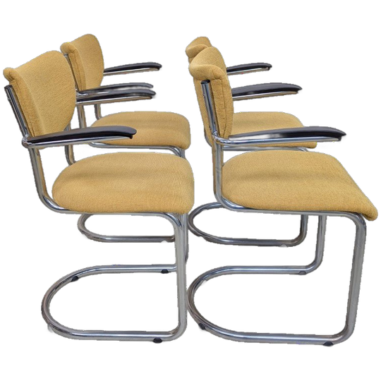 De Wit – 3011 – Vintage Eetkamerstoelen 4 Stuks 1