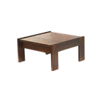 Vintage Vierkante Brutalist Salontafel Ontworpen Door Harry De Groot Voor Leolux thumbnail 1