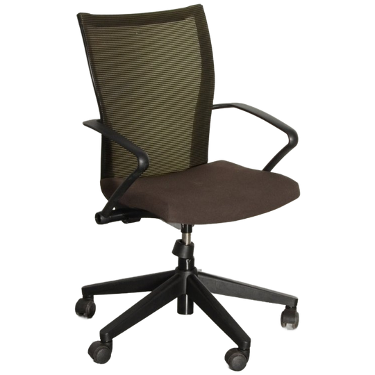 Comforto Dx9989 Bureaustoel, Antraciet / Mesh, Vaste Armleggers 1